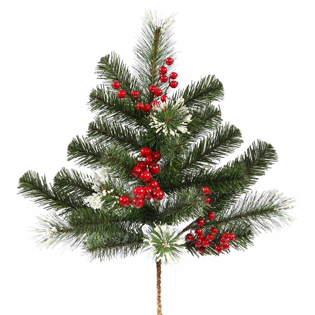 Vickerman Artificial Christmas Spray With Red Berries (22398)
