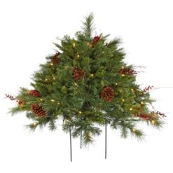 Vickerman Pre-Lit Artificial Christmas Bush (23365)