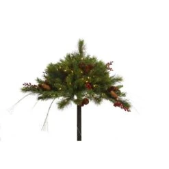 Vickerman Pre-Lit Artificial Christmas Urn Filler (511541)