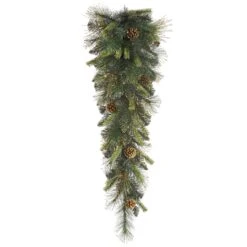 Vickerman Pre-Lit Artificial Christmas Teardrop With Pine Cones (27903)