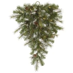 Vickerman Pre-Lit Artificial Christmas Teardrop With Pine Cones (32189)