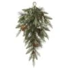 Vickerman Unlit Artificial Christmas Teardrop With Berries And Pine Cones (32439)