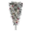 Vickerman Pre-Lit Artificial Christmas Teardrop With Pine Cones And Berries (370445)