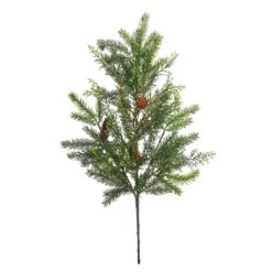Vickerman Artificial Christmas Spray With Pine Cones (371602)