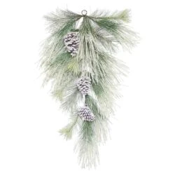 Vickerman Unlit Artificial Christmas Teardrop With Pine Cones (371923)