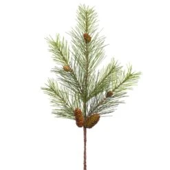 Vickerman Unlit Artificial Christmas Spray With Pine Cones (371992)