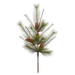 Vickerman Artificial Christmas Spray With Pine Cones (372135)