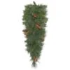Vickerman Unlit Artificial Christmas Teardrop With Pine Cones (373385)