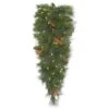 Vickerman Pre-Lit Artificial Christmas Teardrop With Pine Cones (373408)