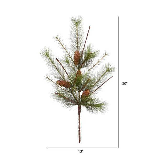 Vickerman Unlit Artificial Christmas Spray (2 Pack) (576861) - Image 3