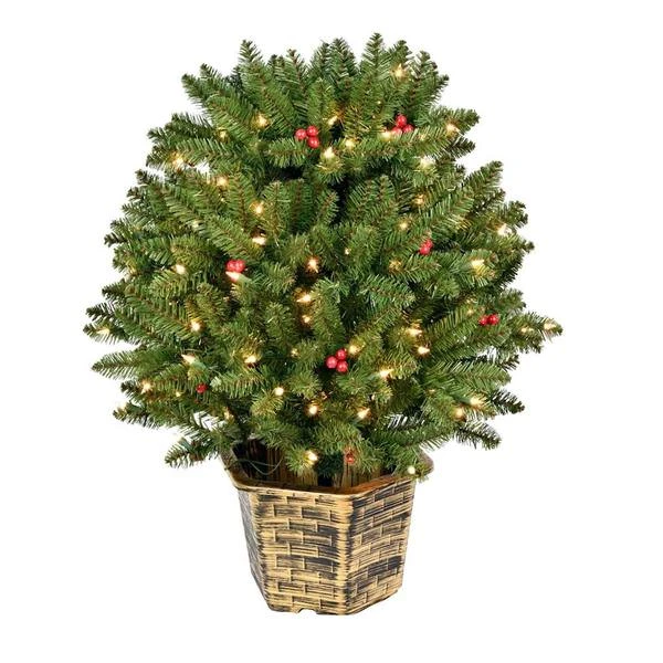 Vickerman Unlit Artificial Christmas Bush (627648) - Image 2