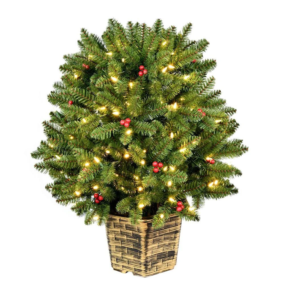 Vickerman Prelit Artificial Christmas Bush (627686)