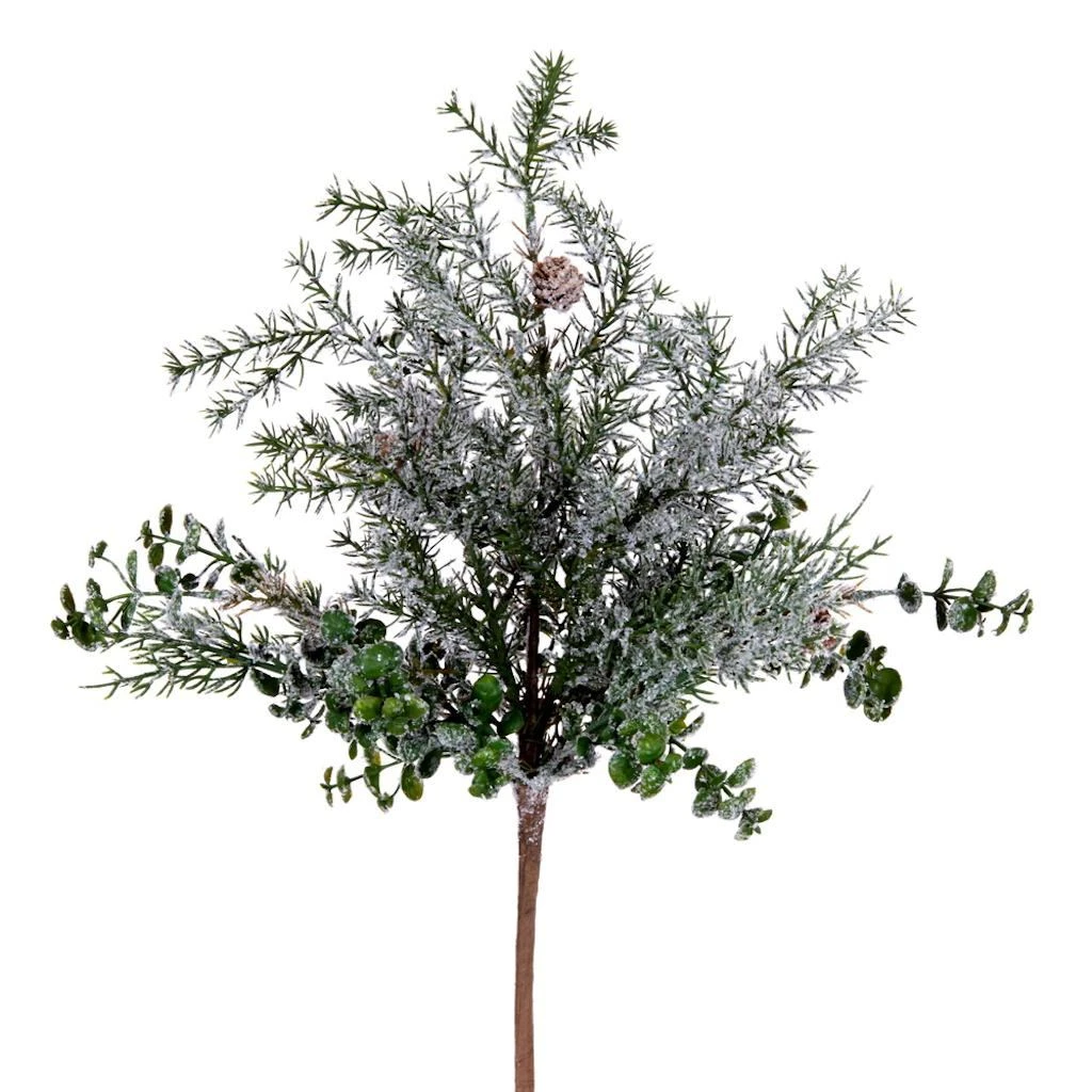 Vickerman Unlit Artificial Christmas Bush (2 Pack) (679661)